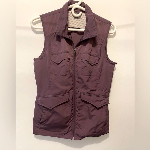 Women's Purple Sleeveless Jacket - Picture 1 of 7